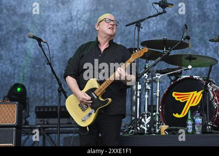 UK. 23rd Aug, 2024. LONDON, ENGLAND - AUGUST 23: Black Francis of ‘Pixies' performing at All Points East, Victoria Park on August 23, 2024 in London, England.CAP/MAR © MAR/Capital Pictures Credit: Capital Pictures/Alamy Live News Stock Photo