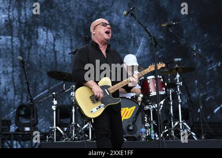 UK. 23rd Aug, 2024. LONDON, ENGLAND - AUGUST 23: Black Francis of ‘Pixies' performing at All Points East, Victoria Park on August 23, 2024 in London, England.CAP/MAR © MAR/Capital Pictures Credit: Capital Pictures/Alamy Live News Stock Photo