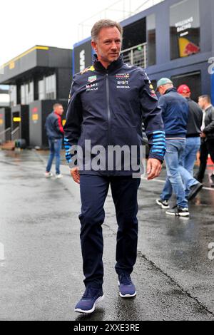 Zandvoort, Paesi Bassi. 24 agosto 2024. Christian Horner (GBR) Direttore del Team Red Bull Racing. 24.08.2024. Formula 1 World Championship, Rd 15, Dutch Grand Prix, Zandvoort, Paesi Bassi, giorno di qualificazione. Il credito fotografico dovrebbe essere: XPB/Alamy Live News. Foto Stock