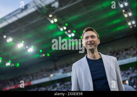 Moenchengladbach, Germania. 23 agosto 2024. Sportdirektor Simon Rolfes (Leverkusen) Borussia Mönchengladbach - Bayer Leverkusen 23.08.2023 Copyright Foto Stock
