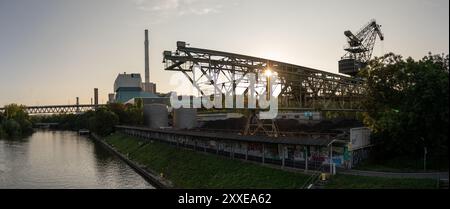 La centrale elettrica Muenster di Stoccarda, Germania Foto Stock