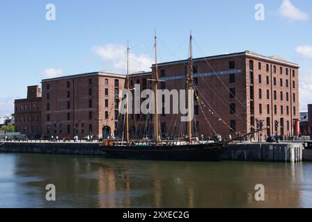 Vista sul lungomare di Liverpool 2011 Foto Stock