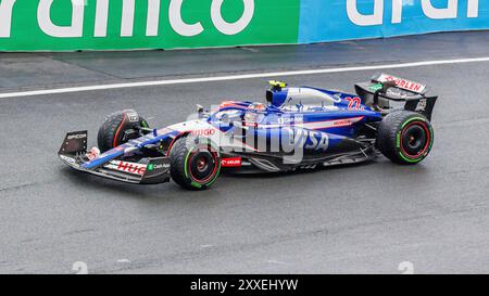 Zandvoort, Niederlande. 24 agosto 2024. Yuki Tsunoda (JAP, Visa Cash App camera e colazione), 24.08.2024, Zandvoort (Niederlande), Motorsport, Formel 1, Großer Preis der Niederlande 2024 credito: dpa/Alamy Live News Foto Stock