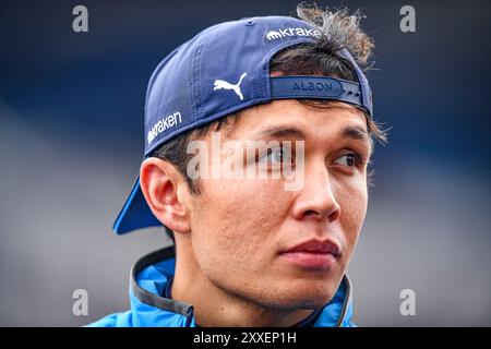 Zandvoort, Paesi Bassi. 24 agosto 2024. 24 agosto 2024; circuito Zandvoort, Zandvoort, Olanda settentrionale, Paesi Bassi; formula 1 Heineken Dutch Grand Prix 2024; giorno delle qualifiche; Alex Albon (THA) credito: Action Plus Sports Images/Alamy Live News Foto Stock