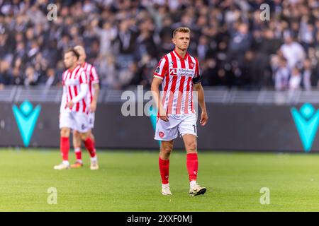 Aalborg, Denmark. 23rd Aug, 2024. Mathias Jorgensen (11) of AaB seen during the 3F Superliga match between Aalborg BK and Aarhus GF at Aalborg Portland Park in Aalborg. Credit: Gonzales Photo/Alamy Live News Stock Photo