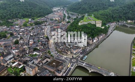 Foto drone Huy Belgio europa Foto Stock