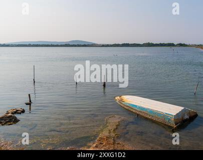 Etang des Moures, Villeneuve-les-Maguelone, Hérault, Francia Foto Stock