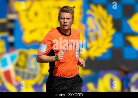 Saarbrücken, Germania 24. Agosto 2024: 3 . Liga - 2024/2025 - 1. FC Saarbrücken vs. FC Ingolstadt 04 IM Bild: Schiedsrichter Christian Dingert Foto Stock