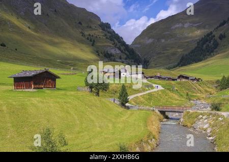 L'Alpe di Fane nelle Dolomiti italiane, l'Alpe di Fane nelle Dolomiti italiane Foto Stock