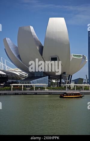 Museo futuristico delle scienze artistiche, Singapore, Asia Foto Stock