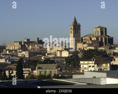 Iglesia parroquial, Sineu. Comarca de es Pla. Maiorca. Baleari. Espana Foto Stock