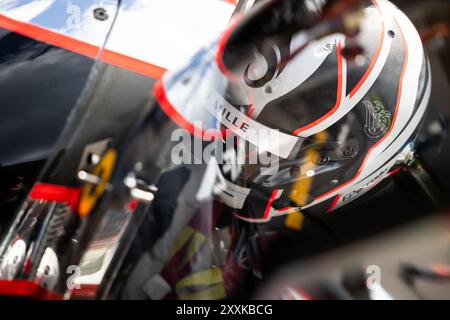 Stavelot, Belgio. 25 agosto 2024. PERRODO Francesco (fra), Oreca 07 - Gibson, ritratto durante la 4 ore di Imola 2024, 4° round dell'European le Mans Series 2024 sul circuito di Spa-Francorchamps dal 23 al 25 agosto 2024 a Stavelot, Belgio - foto André Ferreira/DPPI credito: DPPI Media/Alamy Live News Foto Stock