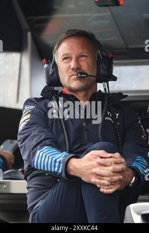 Zandvoort, Paesi Bassi. 24 agosto 2024. Christian Horner (GBR, Oracle Red Bull Racing), Gran Premio di F1 dei Paesi Bassi sul circuito di Zandvoort il 24 agosto 2024 a Zandvoort, Paesi Bassi. (Foto di HOCH ZWEI) credito: dpa/Alamy Live News Foto Stock
