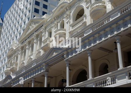 Perth, Australia Occidentale, His Majesty's Theatre e la sua elaborata facciata barocca edoardiana in Hay St Foto Stock