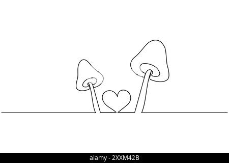 Bee One line art e Continuous single line isolate Outline Vector icon Illustrazione Vettoriale