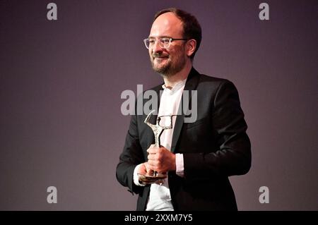 Radek Wegrzyn bei der 66. Verleihung vom Ernst-Lubitsch-Preis 2024 im Zoo Palast. Berlino, 25.08.2024 *** Radek Wegrzyn alla cerimonia di premiazione 66 del Premio Ernst Lubitsch 2024 allo Zoo Palast di Berlino, 25 08 2024 foto:Xn.xKubelkax/xFuturexImagex lubitsch preis2024 0097 Foto Stock