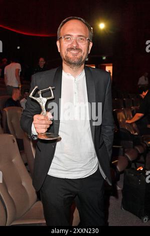 Radek Wegrzyn bei der 66. Verleihung vom Ernst-Lubitsch-Preis 2024 im Zoo Palast. Berlino, 25.08.2024 *** Radek Wegrzyn alla cerimonia di premiazione 66 del Premio Ernst Lubitsch 2024 allo Zoo Palast di Berlino, 25 08 2024 foto:Xn.xKubelkax/xFuturexImagex lubitsch preis2024 0479 Foto Stock