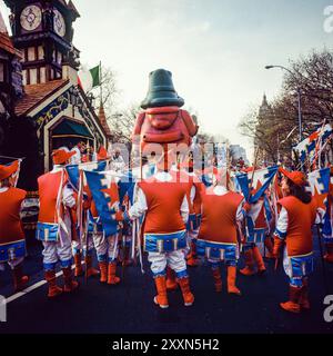 New York, 28 novembre 1991, Macy's Thanksgiving Day Parade, New York City, NYC, NY, stato di New York, STATI UNITI, Foto Stock