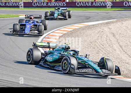 Zandvoort, Paesi Bassi. 25 agosto 2024; circuito Zandvoort, Zandvoort, Olanda settentrionale, Paesi Bassi; formula 1 Heineken Dutch Grand Prix 2024; Race Day; Fernando Alonso (ESP) nella AMR23 di Aston Martin durante la gara Credit: Action Plus Sports Images/Alamy Live News Foto Stock