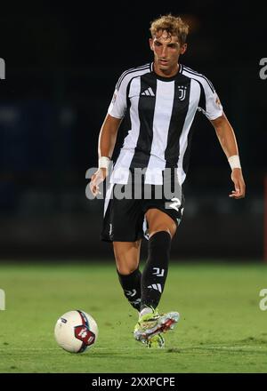 Biella, Italia. 23 agosto 2024. Alessandro Citi della Juventus durante la partita di serie C allo Stadio Vittorio Pozzo - biella. Il credito per immagini dovrebbe essere: Jonathan Moscrop/Sportimage Credit: Sportimage Ltd/Alamy Live News Foto Stock