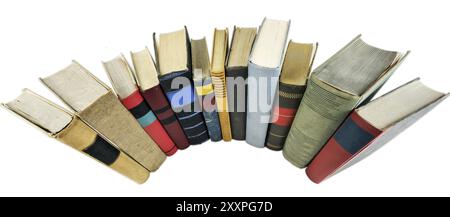 Pile di libri antichi Foto Stock