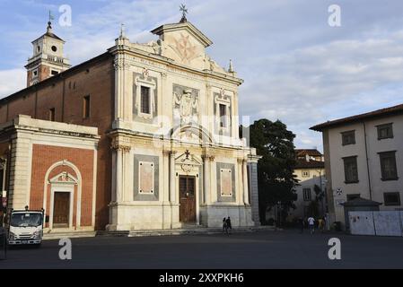 Pisa, Italia. 19 settembre 2023. Una delle tante strade pittoresche di Pisa, in Toscana Foto Stock