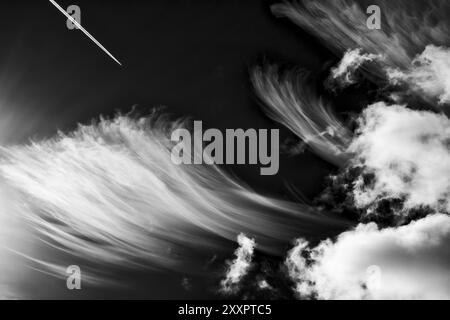 Formazione di nubi, Gotland, provincia di Gotland, Svezia, settembre 2013, Europa Foto Stock