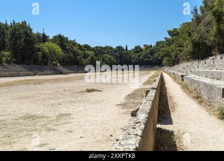 Acropoli di Rodi sul Monte Smith Foto Stock