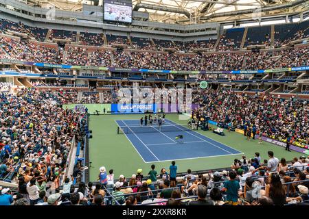 Flushing NY, USA. 24 agosto 2024. US Open 2024 Arthur Ashe Kids’ Day Foto Stock