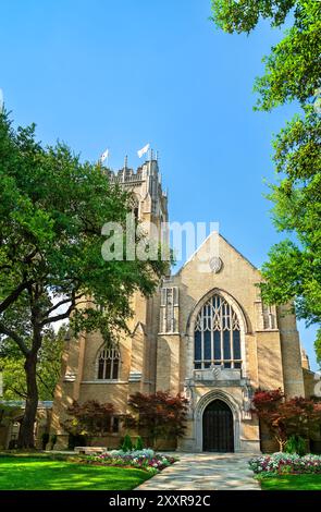 Highland Park United Methodist Church presso la Southern Methodist University di Dallas - Texas, Stati Uniti Foto Stock