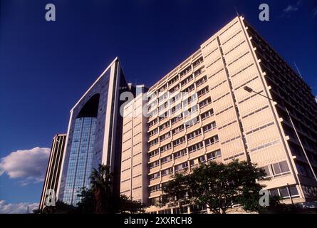 Edifici a Uhuru Highway, Nairobi, Kenya Foto Stock