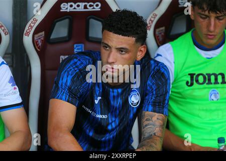 Ben Godfrey dell'Atalanta BC durante la partita di serie A tra Torino FC e Atalanta BC il 25 agosto 2024 allo Stadio Olimpico grande Torino di Torino, IT Foto Stock