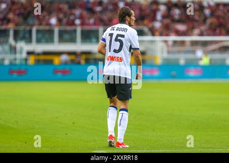 Marten de Roon dell'Atalanta BC durante la partita di serie A tra Torino FC e Atalanta BC del 25 agosto 2024 allo Stadio Olimpico grande Torino di Torino, Foto Stock