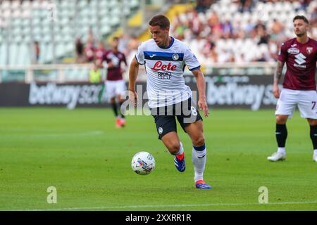 Mario Pasalic dell'Atalanta BC durante la partita di serie A tra Torino FC e Atalanta BC del 25 agosto 2024 allo Stadio Olimpico grande Torino di Torino, Foto Stock