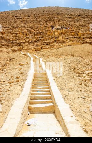 Snofru della Piramide Rossa - necropoli reale di Dahshur, Basso Egitto Foto Stock