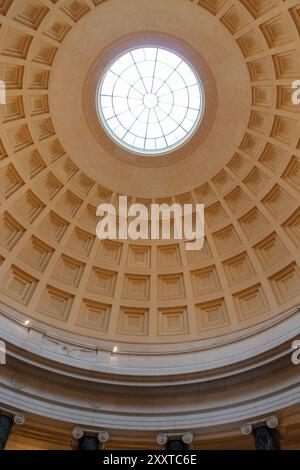 Dettaglio della cupola del soffitto all'interno della National Gallery of Art di Washington DC Foto Stock