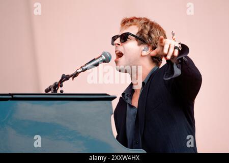 Ungheria 7 agosto 2024 Tom Odell live allo Sziget Festival di Budapest © Andrea Ripamonti / Alamy Foto Stock