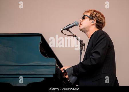 Ungheria 7 agosto 2024 Tom Odell live allo Sziget Festival di Budapest © Andrea Ripamonti / Alamy Foto Stock