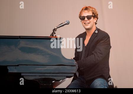 Ungheria 7 agosto 2024 Tom Odell live allo Sziget Festival di Budapest © Andrea Ripamonti / Alamy Foto Stock