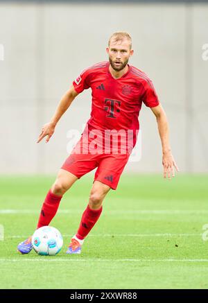 Monaco, Germania. 20 agosto 2024. Konrad Laimer, FCB 27 all'amichevole FC BAYERN Muenchen - GRASHOPPERS Zuerich 4-0 il 20 agosto 2024 a Monaco, Germania stagione 2024/2025, FCB, fotografo: ddp Images/STAR-Images Credit: ddp media GmbH/Alamy Live News Foto Stock