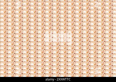 Motivo floreale a foglie senza cuciture. Foglie e germogli beige marroni. Sfondo illustrato. Vettore. Stampa per tessuti o Web. Illustrazione Vettoriale