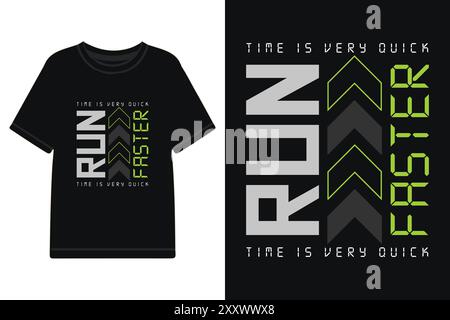 design tipografico motivazionale, design tipografico ispirato, tipografia con citazioni motivazionali, maglietta con slogan motivazionale Illustrazione Vettoriale