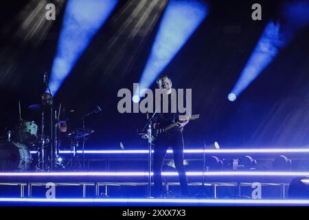 Death Cab for Cutie si esibisce a Londra all'All Points East 2024 festival Foto Stock