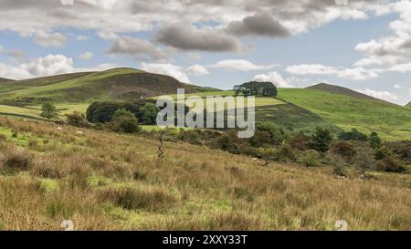 North Pennines paesaggio sulla strada tra Dufton e tazza alta Nick in Cumbria, England, Regno Unito Foto Stock