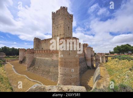 Castle de la Mota 06 Foto Stock