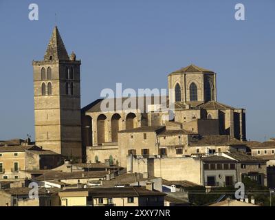 Iglesia parroquial, Sineu. Comarca de es Pla. Maiorca. Baleari. Espana Foto Stock