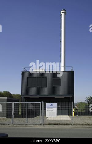 Centrale combinata di calore ed energia elettrica a Lemgo Foto Stock