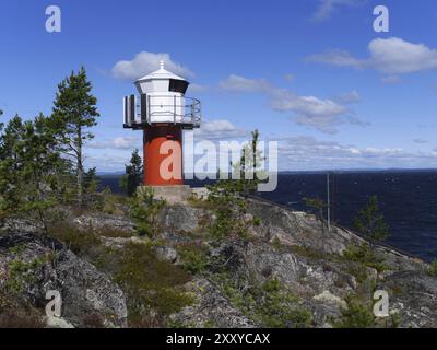 Faro a Krakoen, Svezia, Europa Foto Stock