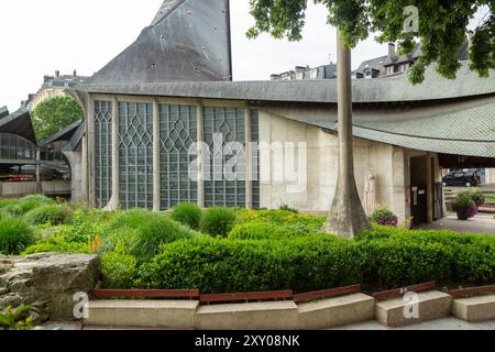 Chiesa di Santa Giovanna d'Arco, Rouen, Normandia, Francia Foto Stock