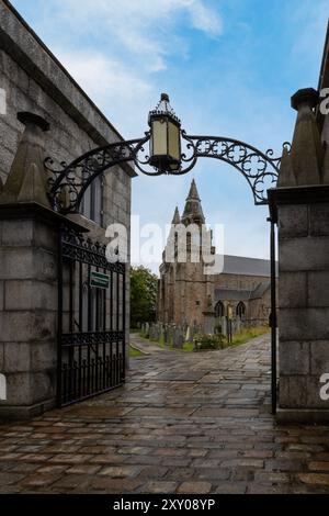 St Machar's Cathedral è una chiesa di Scozia a Aberdeen, Scozia, situata nell'ex burgh di Old Aberdeen. Foto Stock